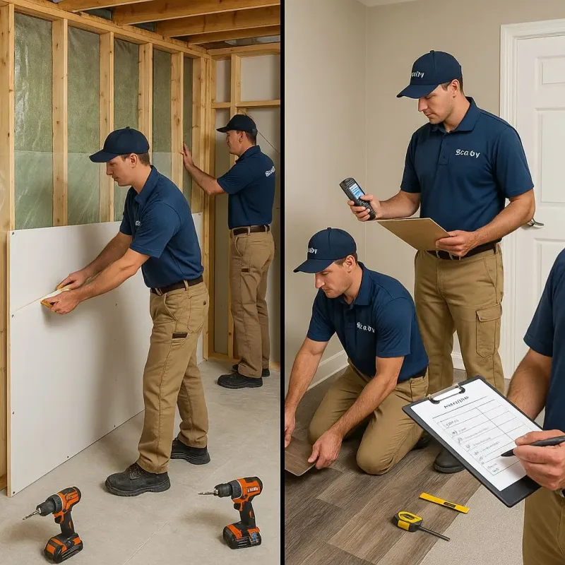 Repairs and Reconstruction process in Pottstown, PA